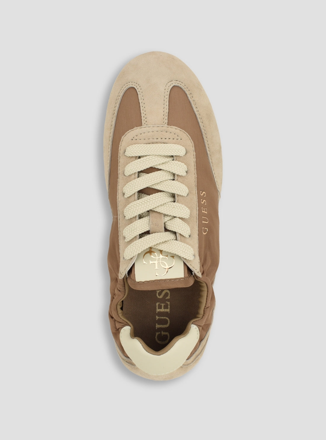 GUESS Footwear Medium Natural Rachale Sneakers RACHALE Top View