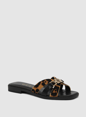 Black Tan Realla Sandals