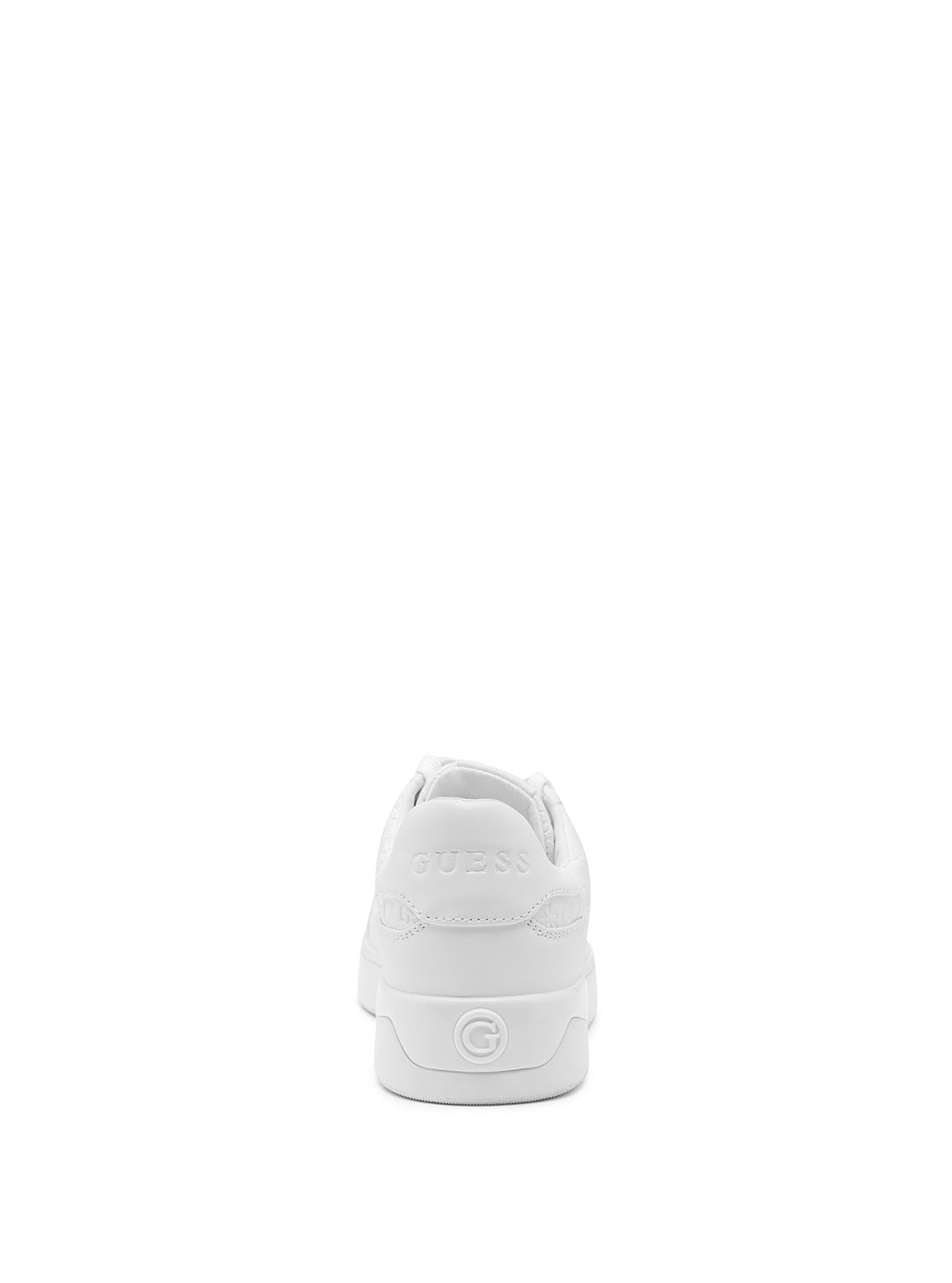 guess womens White Refresh-A Low-Top Sneakers back view