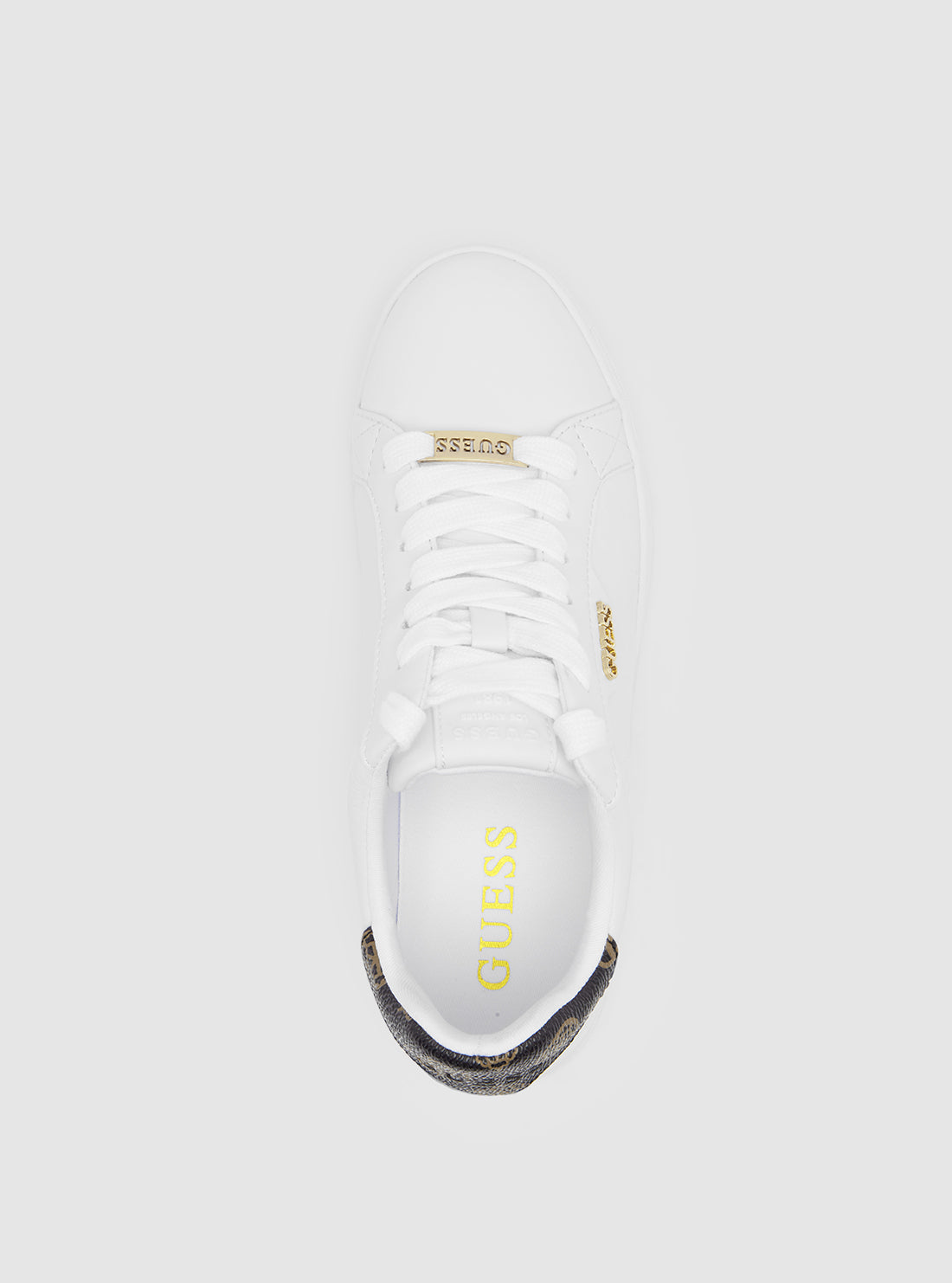 White Renzy Low-Top Sneakers