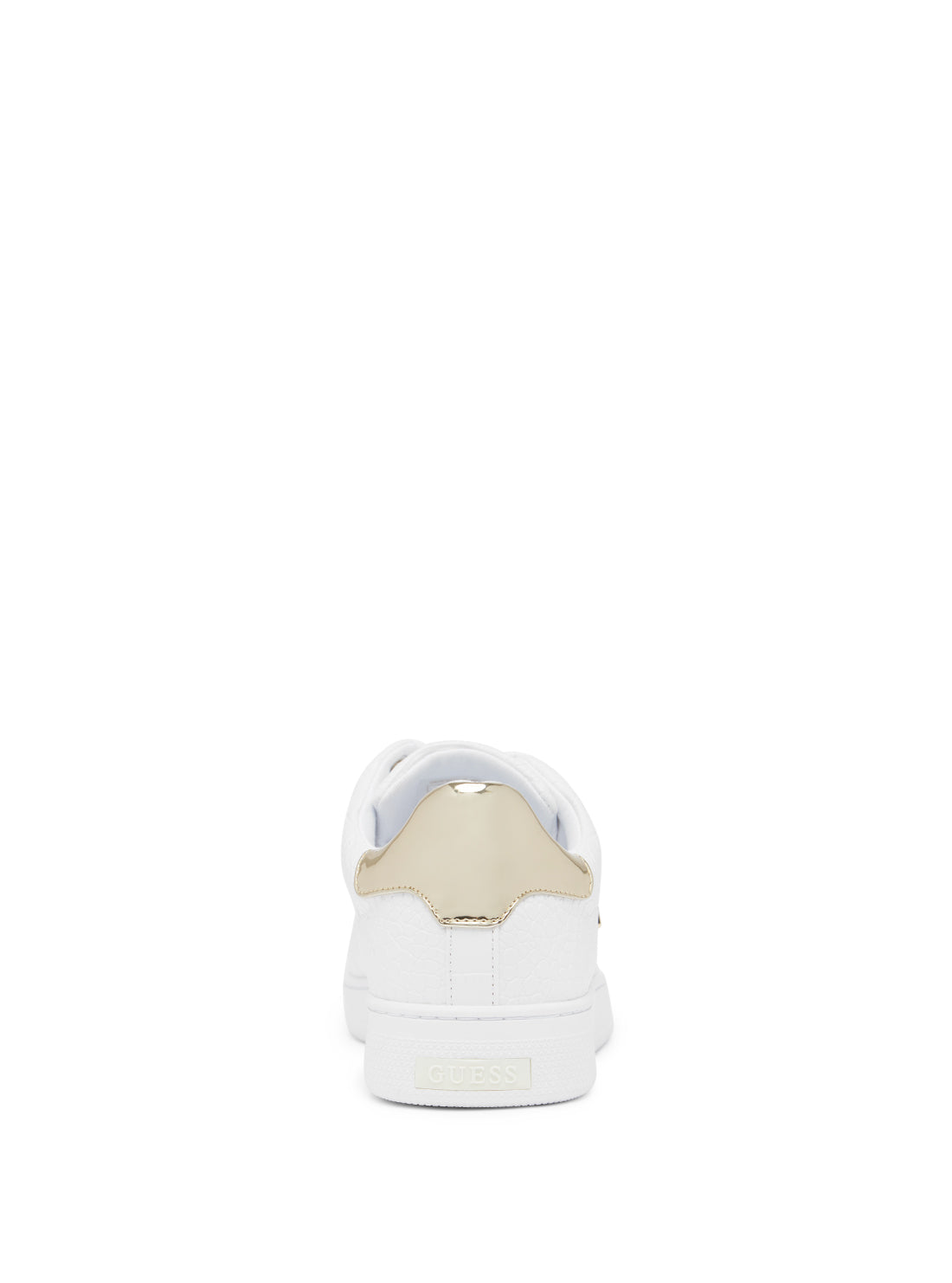 White Reshy-A Sneakers | GUESS Women's Shoes | back view