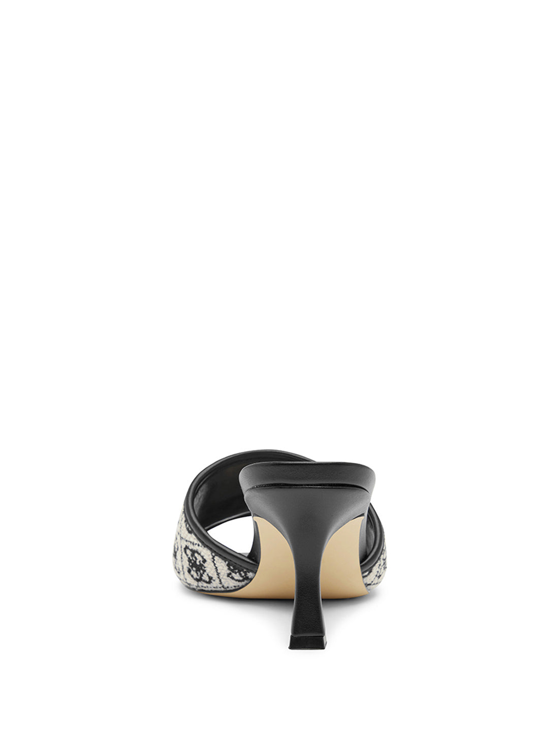 Black Rinit Kitten Heels | GUESS Women's Shoes | back view