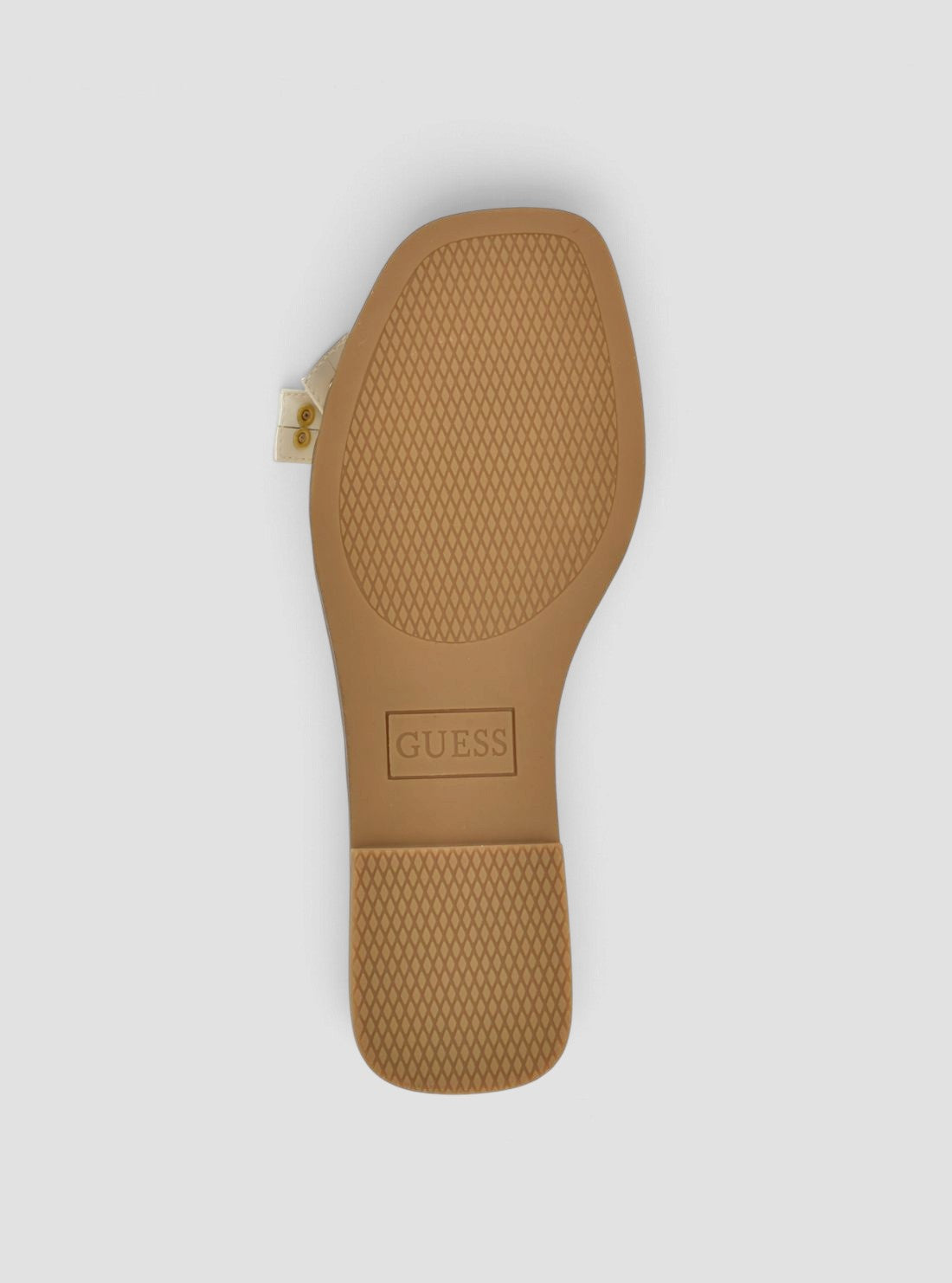 GUESS Footwear Ivory Rissie Flat Sandals RISSIE Bottom View