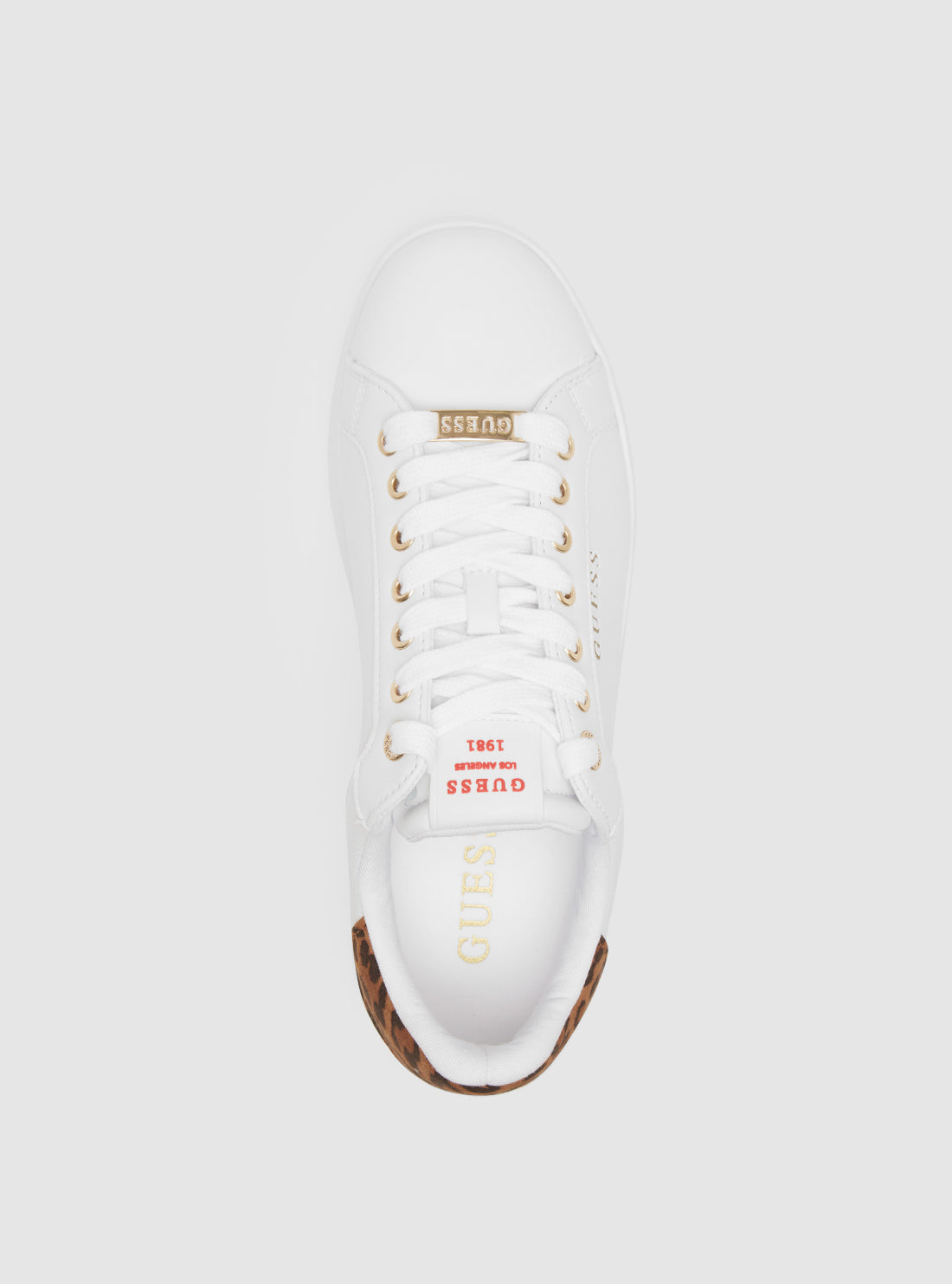 White Brown Roki Low-Top Sneakers