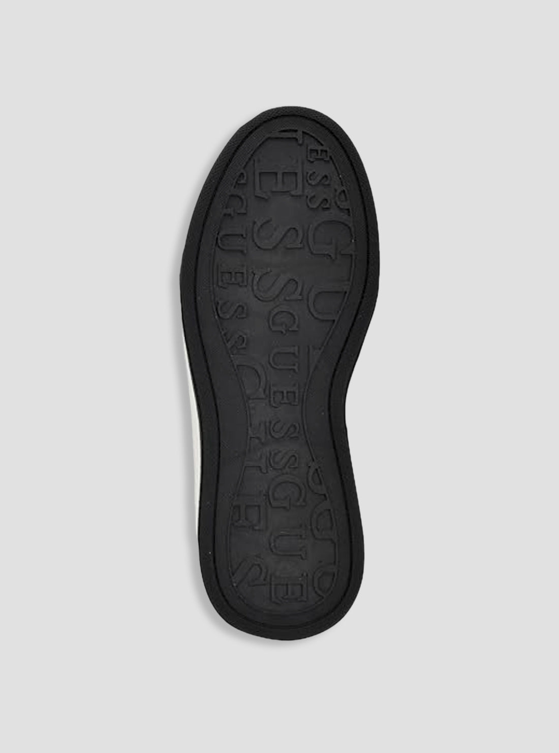 GUESS Womens Black Rozinn Platform Wedge Sneakers ROZINN Bottom View