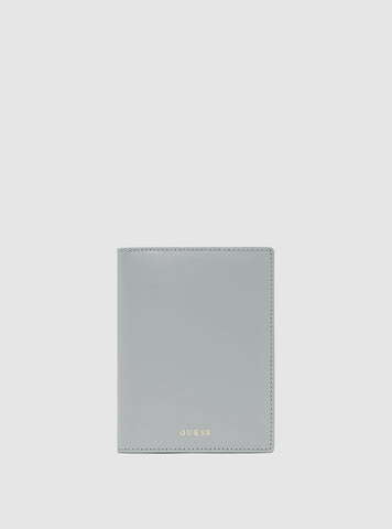 GUESS Womens Blue Leather Passport Holder RW1657P4301 Front View