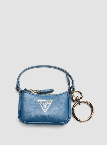 GUESS Accessories Blue Miriam Keyring Front View