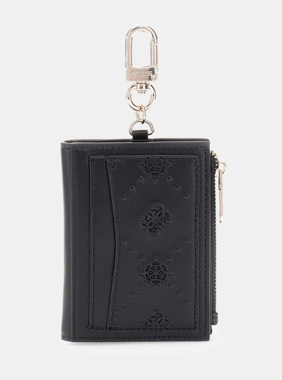 GUESS Accessories Black Card Holder Keyring Wallet RW7541P5301 Back View