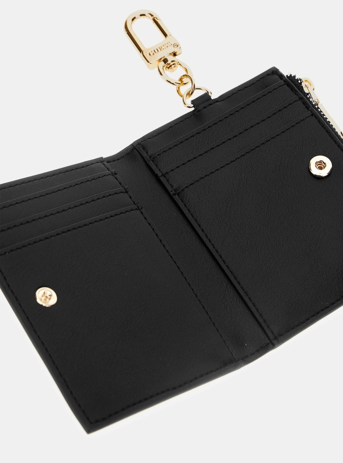 GUESS Accessories Black Card Holder Keyring Wallet RW7541P5301 Inside View