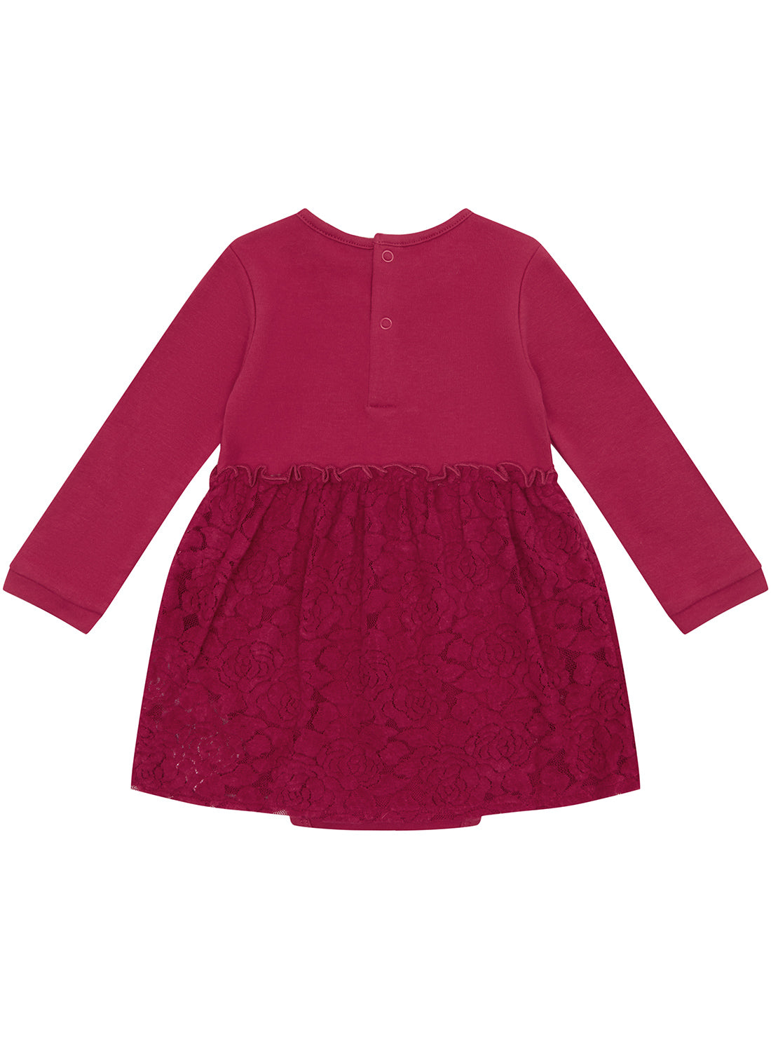 Red Long Sleeve Mini Dress (0-12M) | GUESS Red Long Sleeve Mini Dress (0-12M) | GUESS