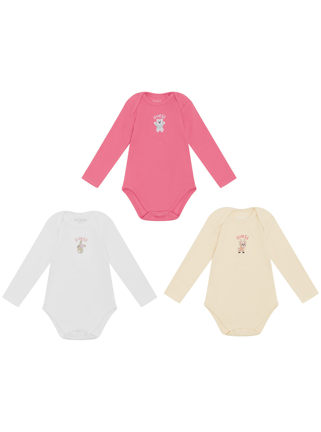 Beige Pink 3 Piece Set (0-12M)