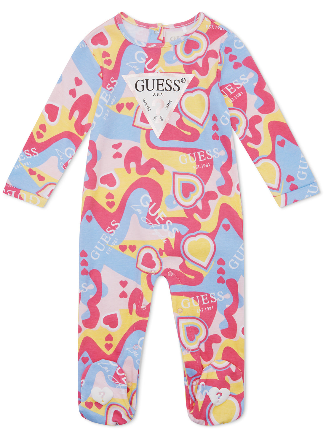 Pink Interlock Overall (0-12M)