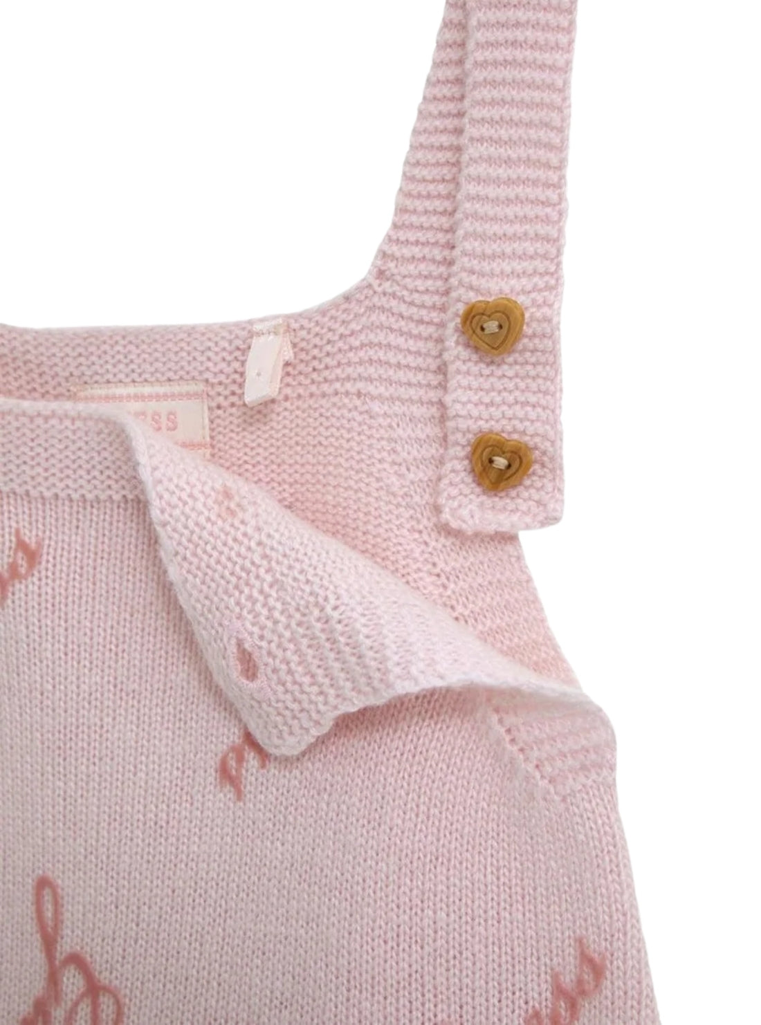 GUESS Kids Multi Sweater Overall and Bodysuit Set (0-12m) Detail View