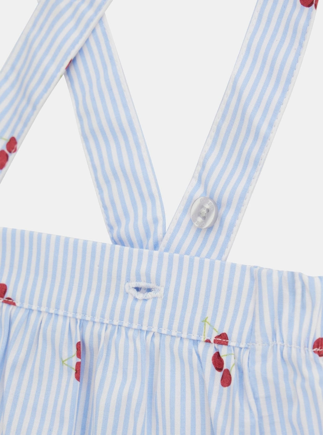 GUESS Baby White 2-Piece Bodysuit and Skirtall Set (0–12m) Detail View