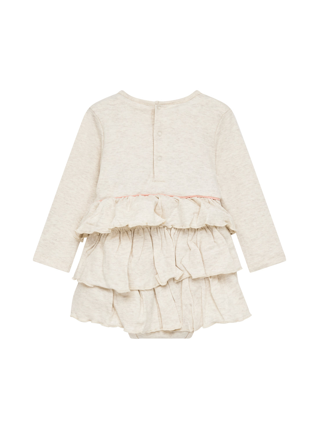 GUESS Kids Eco Beige Interlock Dress Bodysuit (0-12m) S5YG06KAE14 Back View