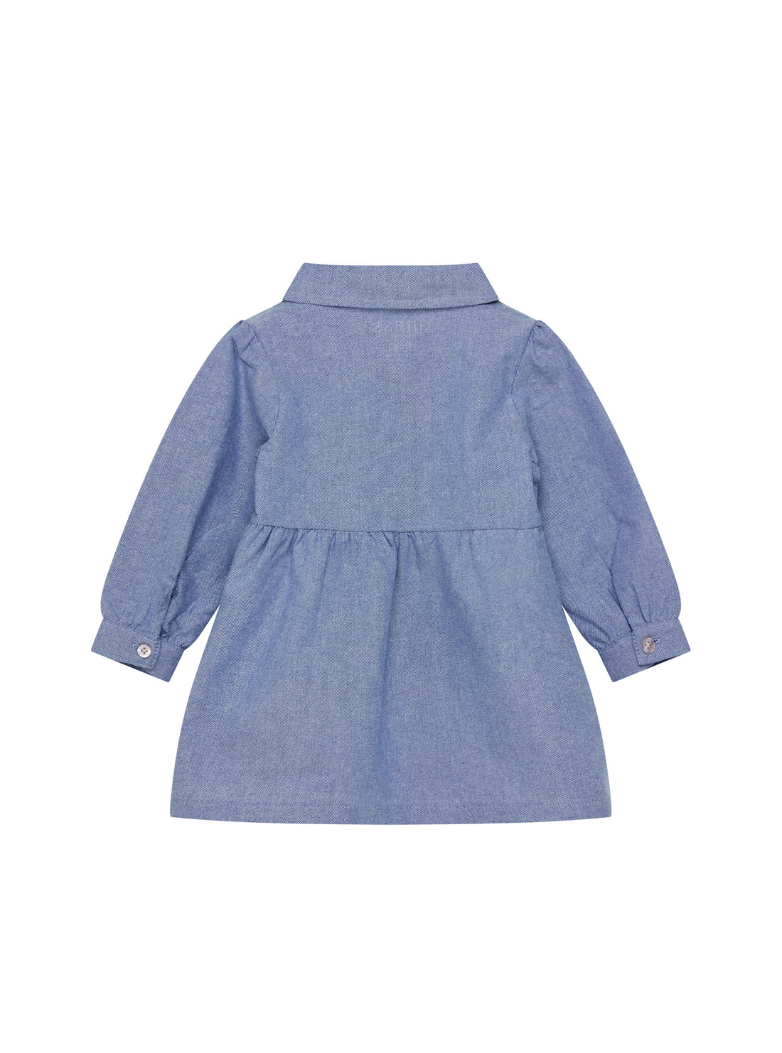 GUESS Kids Blue Long-Sleeve Dress Set (0-9m) S5YG07W9CL0O Back View