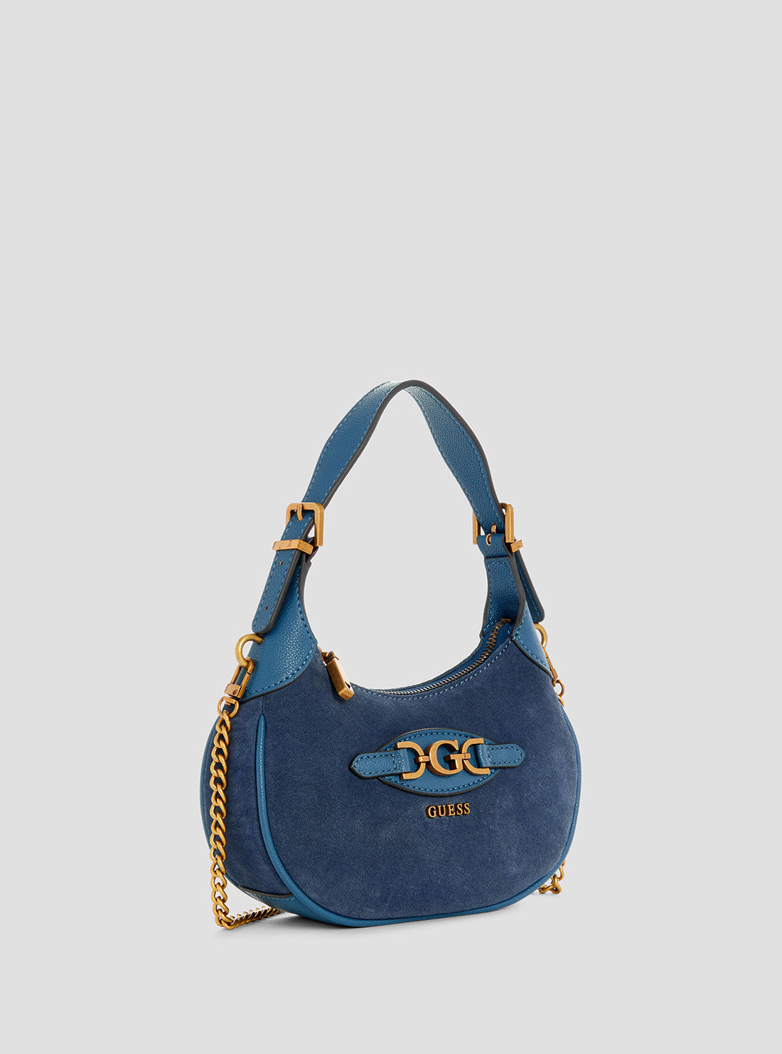 Navy Malva Mini Hobo Bag