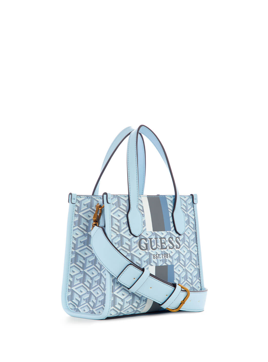 Light Blue Silvana Dual Mini Tote Bag | GUESS Women's Shoes