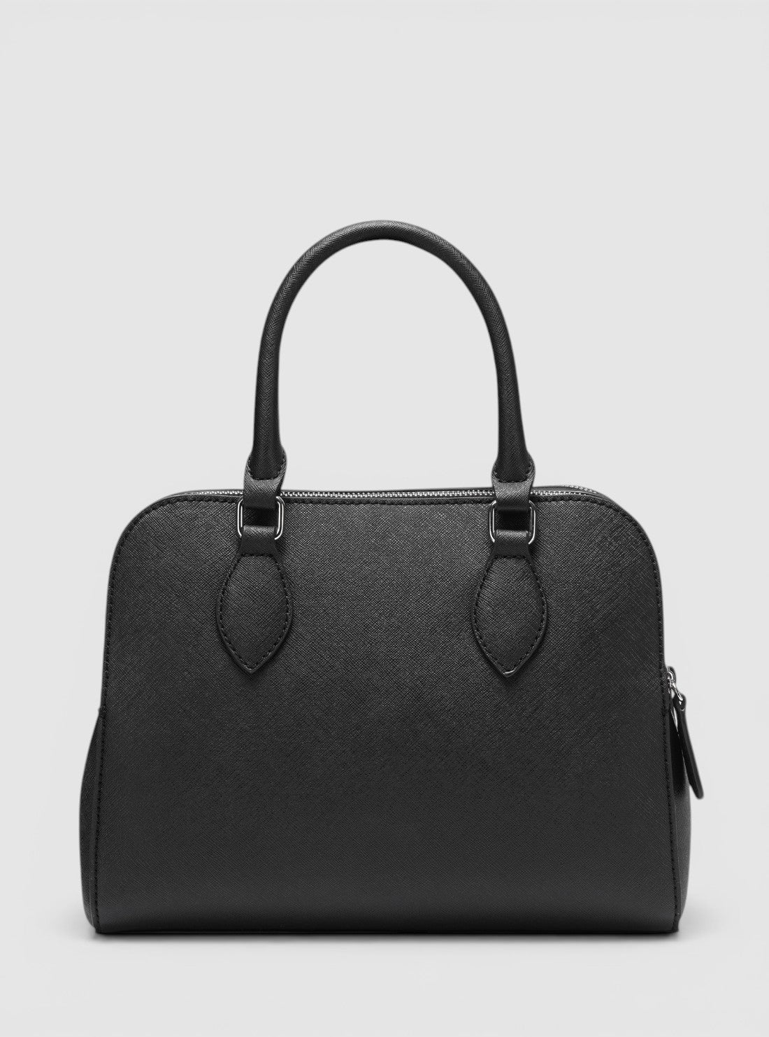 GUESS Womens Black Crimson Satchel Bag SF893006 Back View