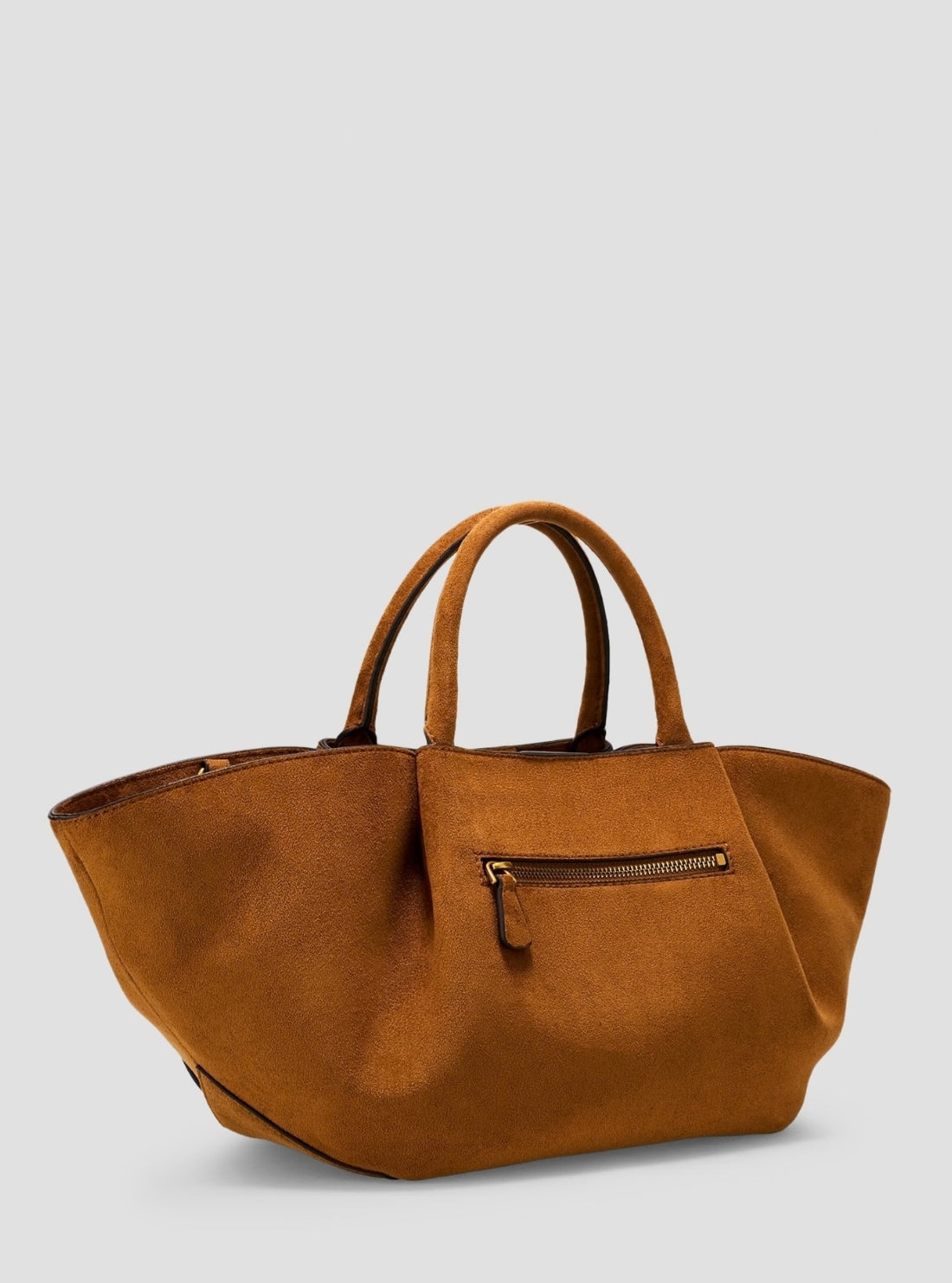 GUESS Womens Cognac Allegra Girlfriend Satchel Bag SG223706 Back View