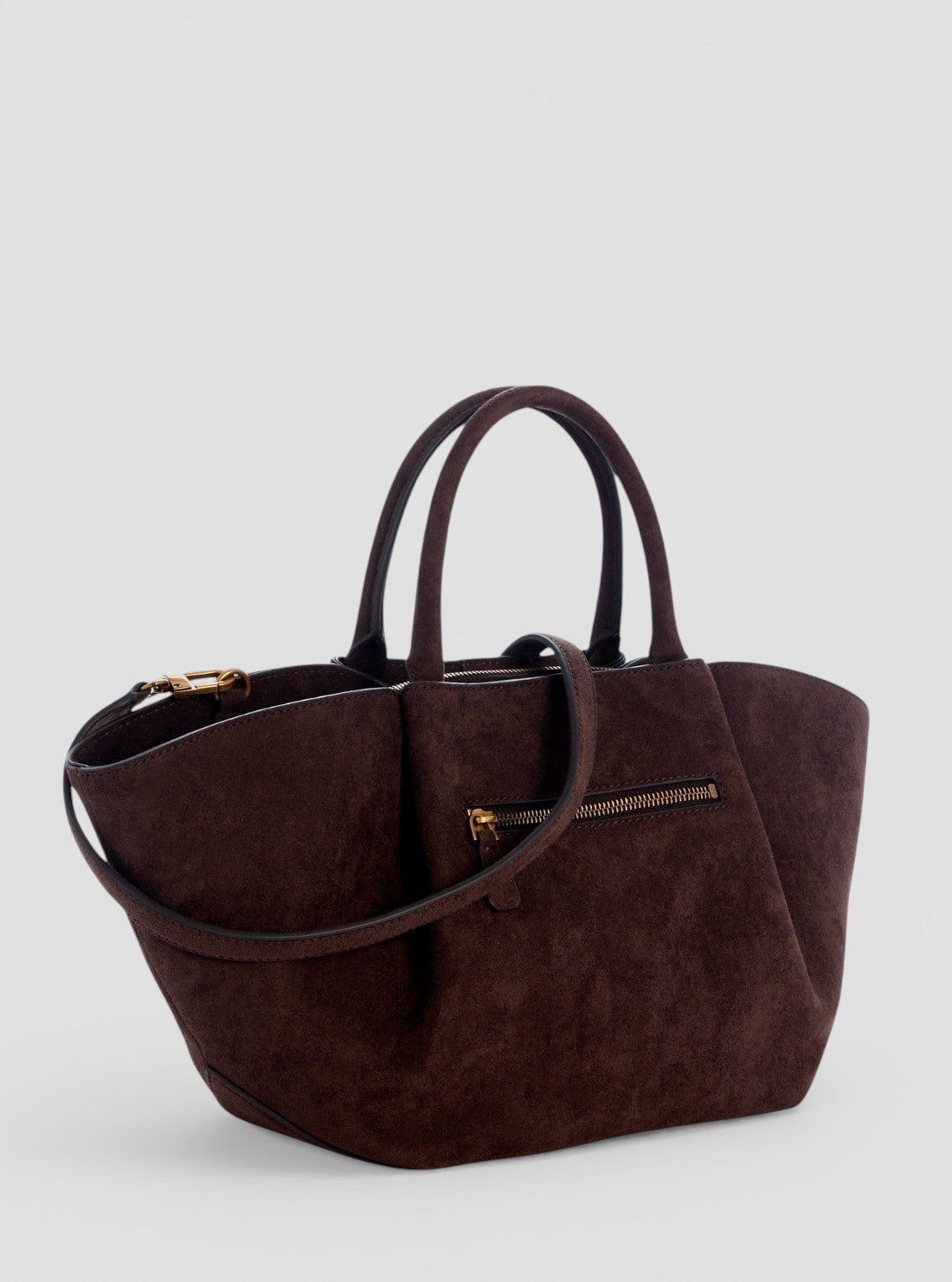 GUESS Womens Espresso Allegra Girlfriend Satchel Bag SG223706 Side View