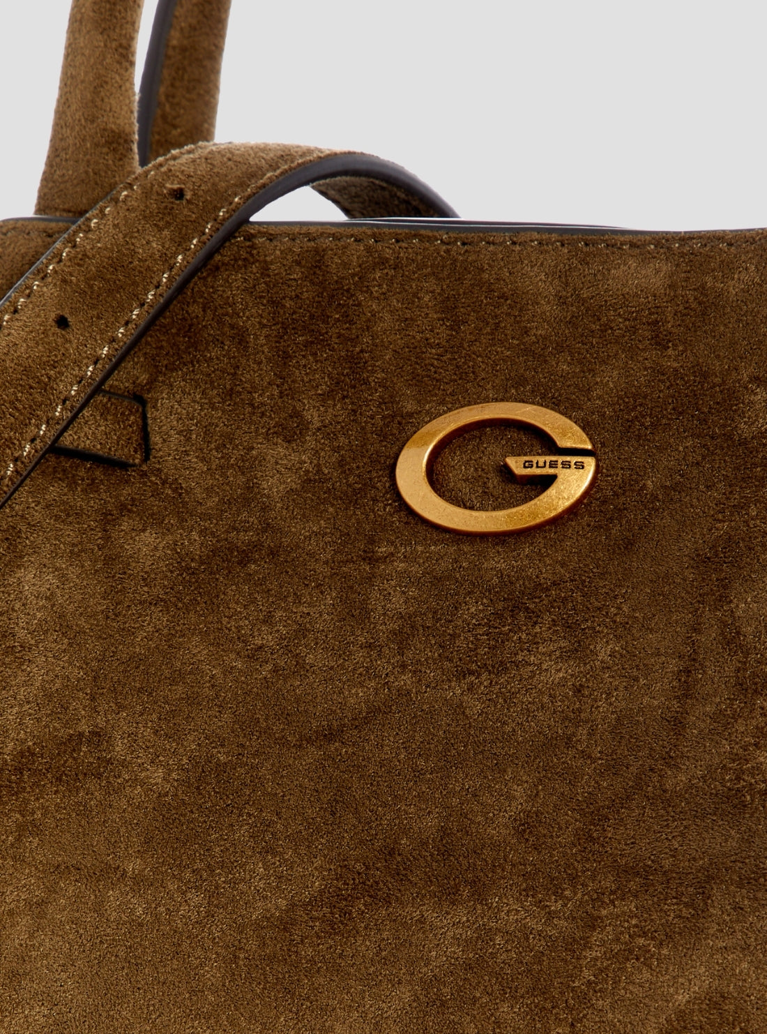 GUESS Womens Olive Allegra Girlfriend Satchel Bag SG223706 Detail View