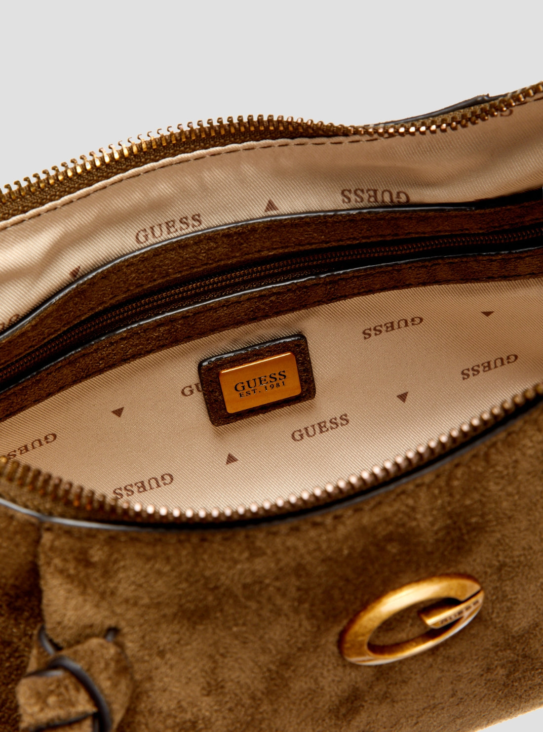 GUESS Womens Olive Allegra Shoulder Bag SG223718 Detail View