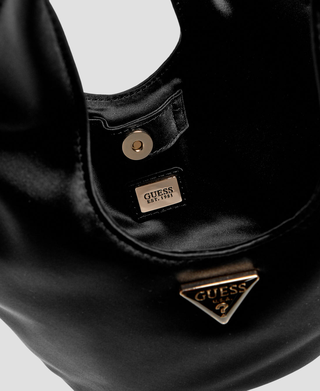 GUESS Womens Black Jewels Mini Tote Bag SG224875 Detail View2