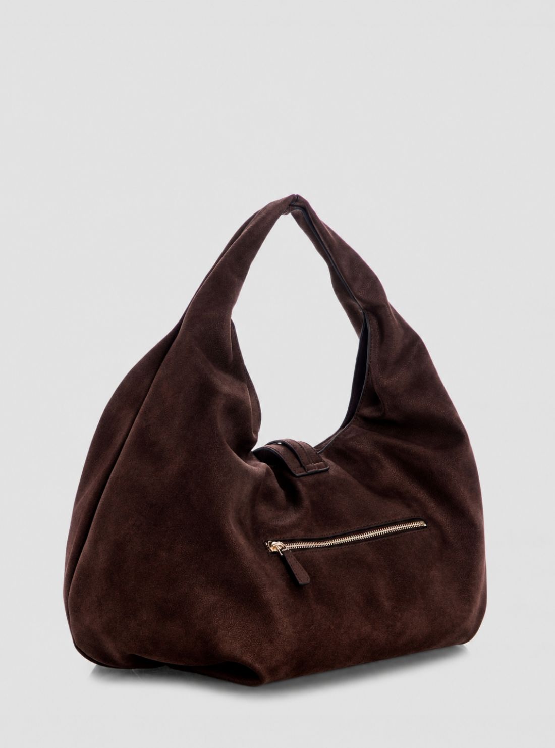GUESS Womens Espresso Venice Large Hobo Bag SG253401 Back View