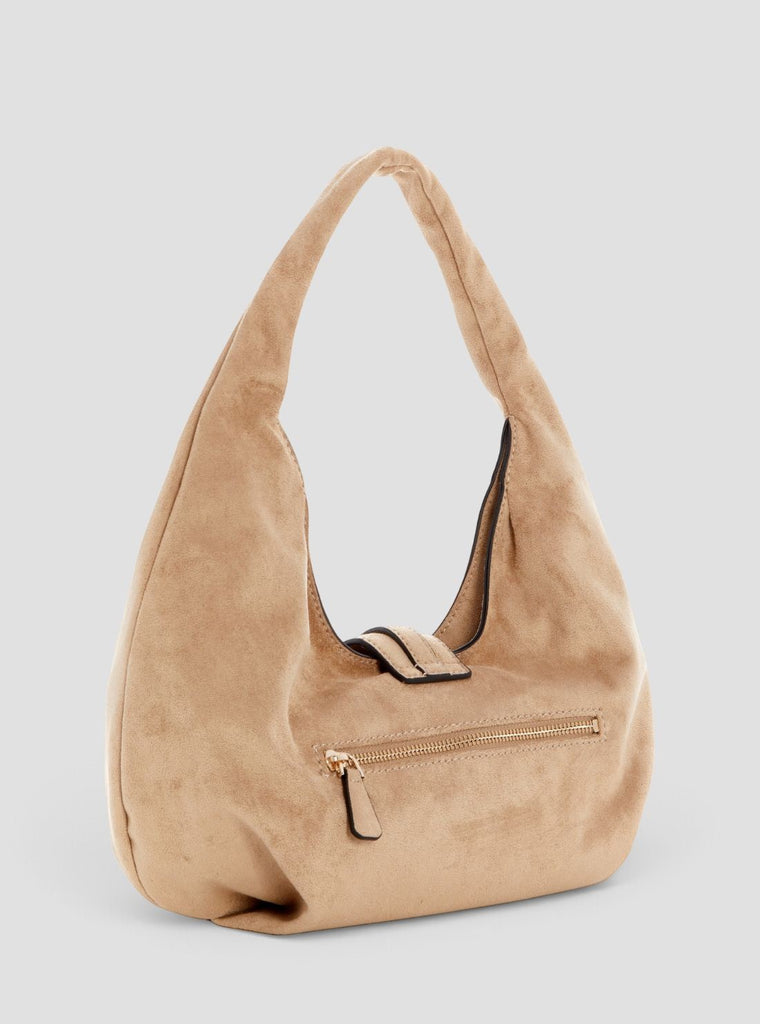 Bone Venice Hobo Faux-Suede Bag | GUESS