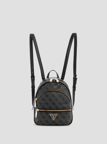 Black Logo Manhattan Backpack