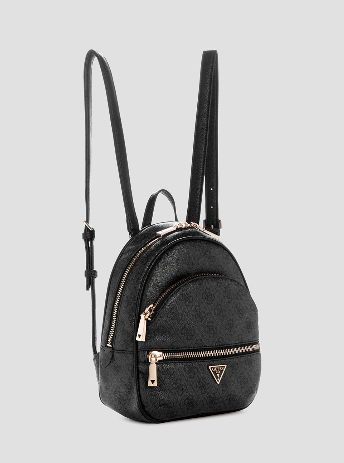 Black Logo Manhattan Backpack