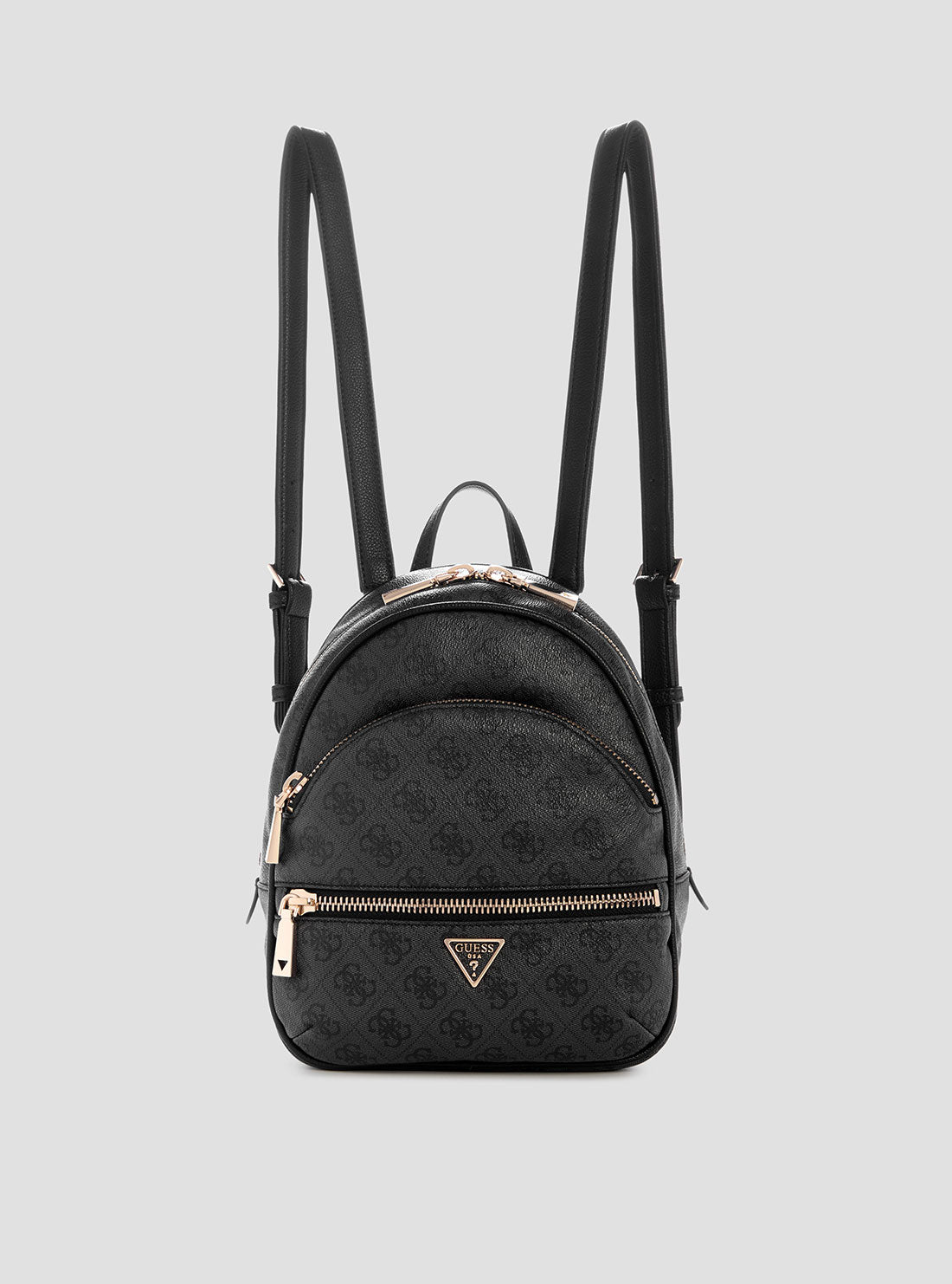 guess marble print mini backpack Black Logo Manhattan Backpack