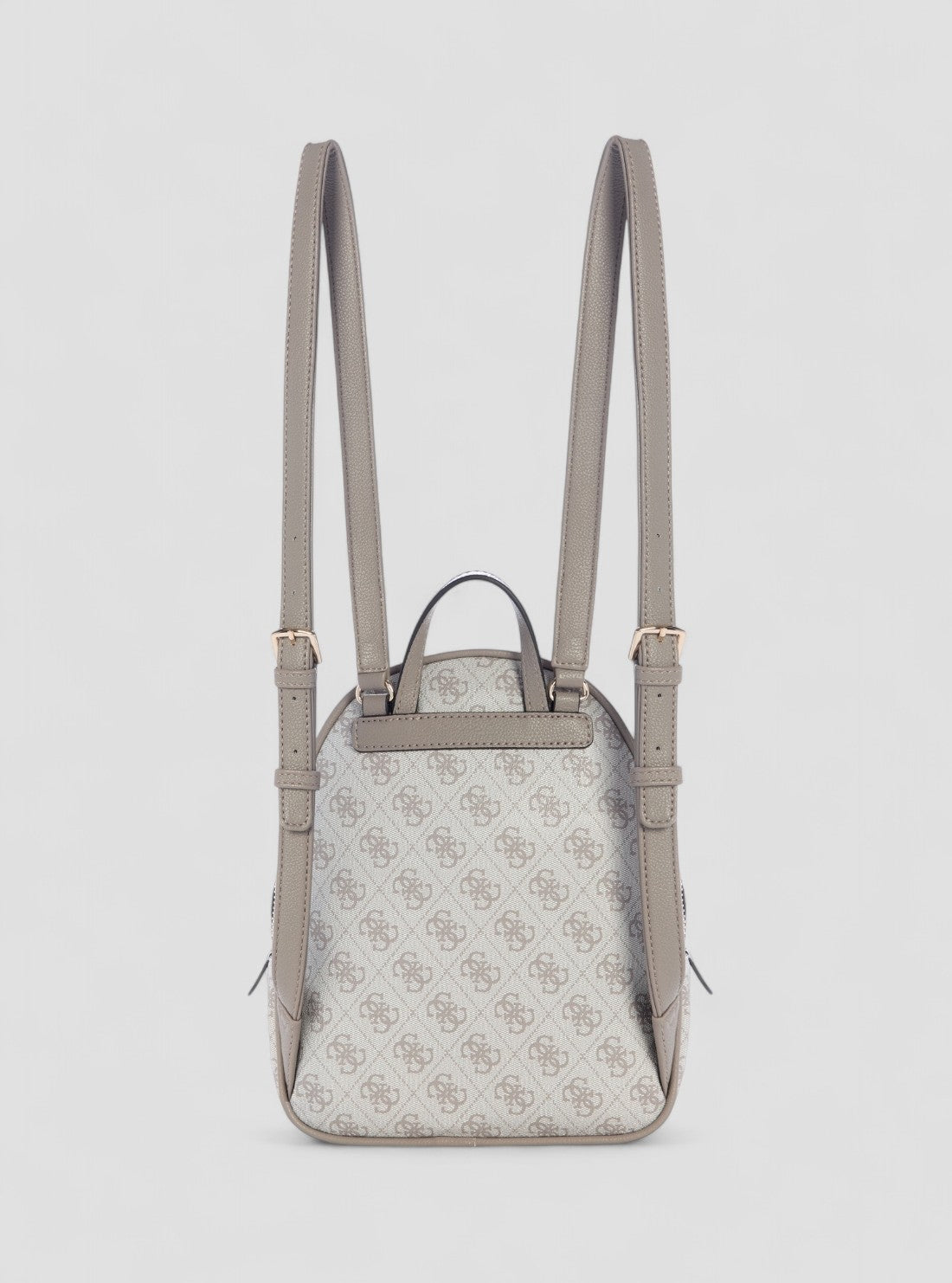 GUESS Womens Grey Logo Manhattan Backpack SG711832 Back View