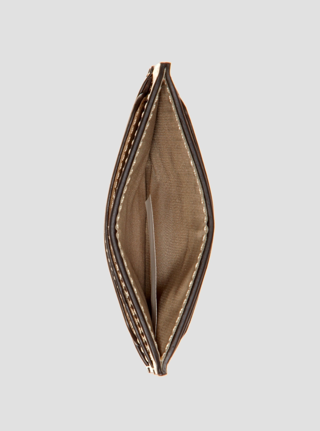 Brown Logo Laurel II Card Holder