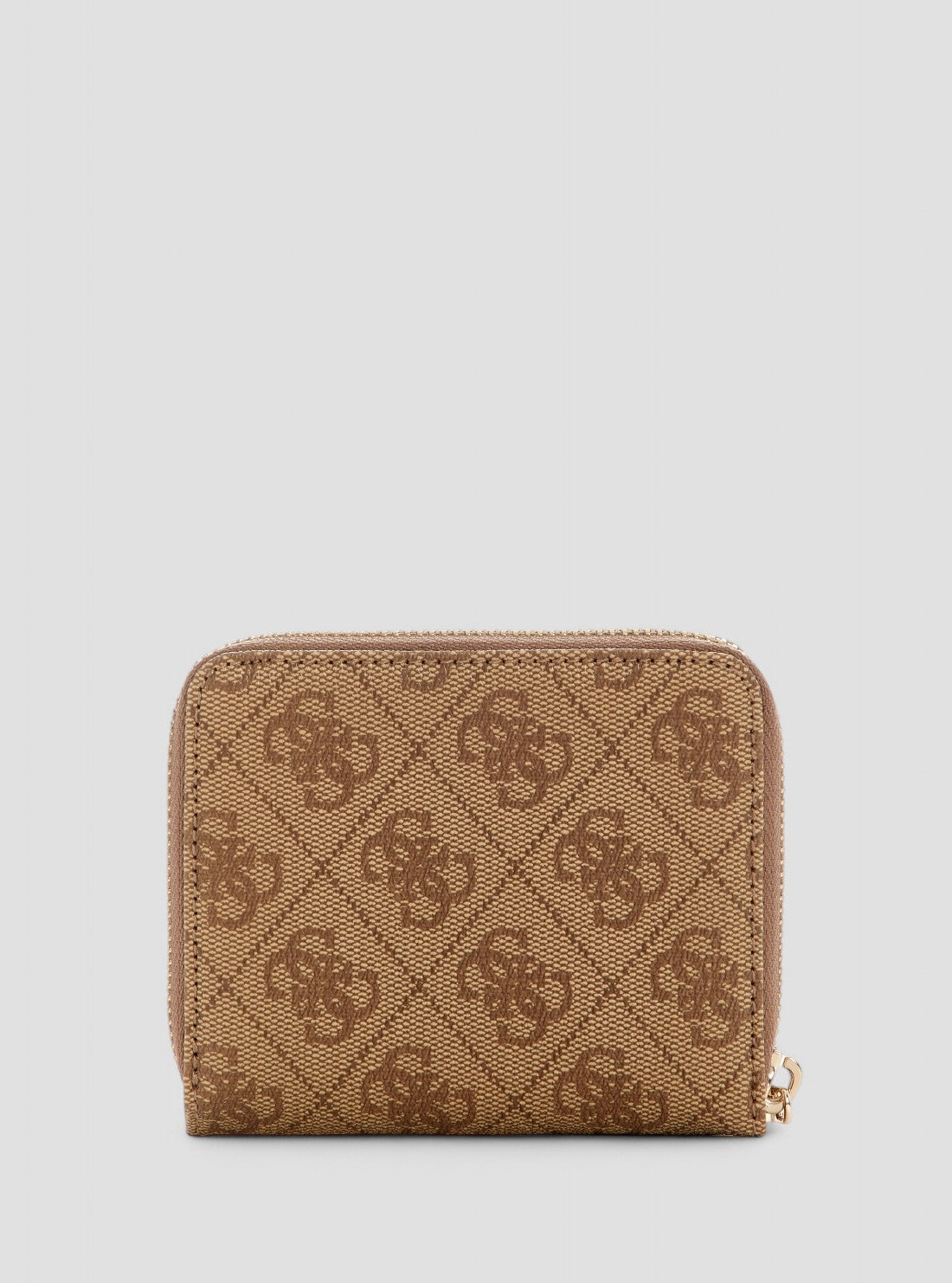 GUESS Womens Brown Logo Laurel Small Zip Around Wallet SG7459137 Back View