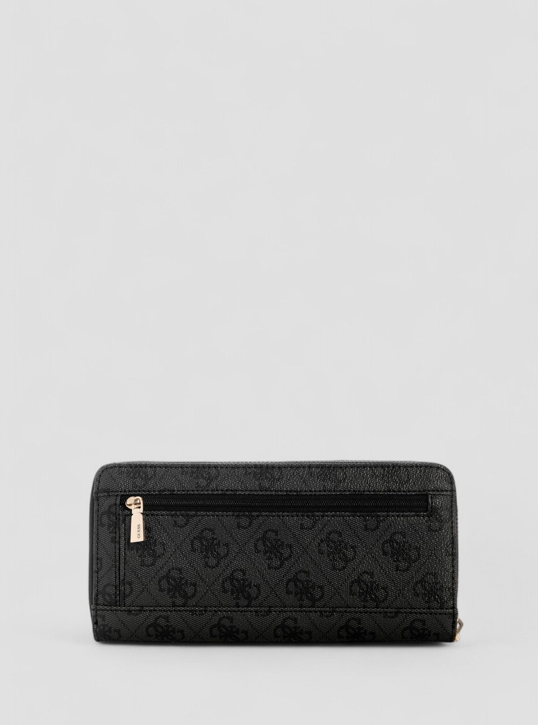 GUESS Womens Black Laurel Large Zip Around Wallet SG7459146 Back View