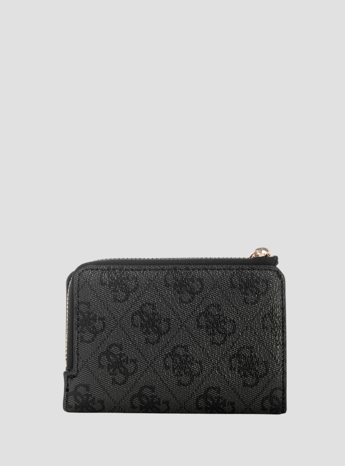 GUESS Womens Black Logo Laurel Zip Around Card Case SG7459156 Back View