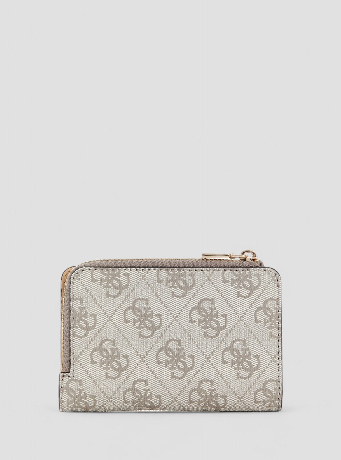 GUESS Womens Grey Logo Laurel Zip Around Card Case SG7459156 Back View