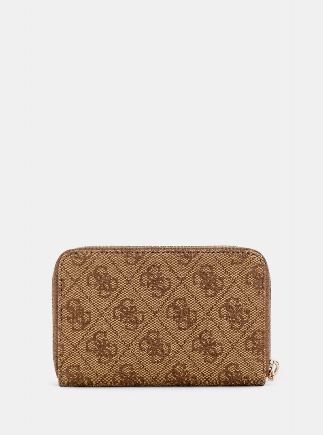 GUESS Womens Brown Logo Dea Medium Zip Around Wallet SG7993140 Back View