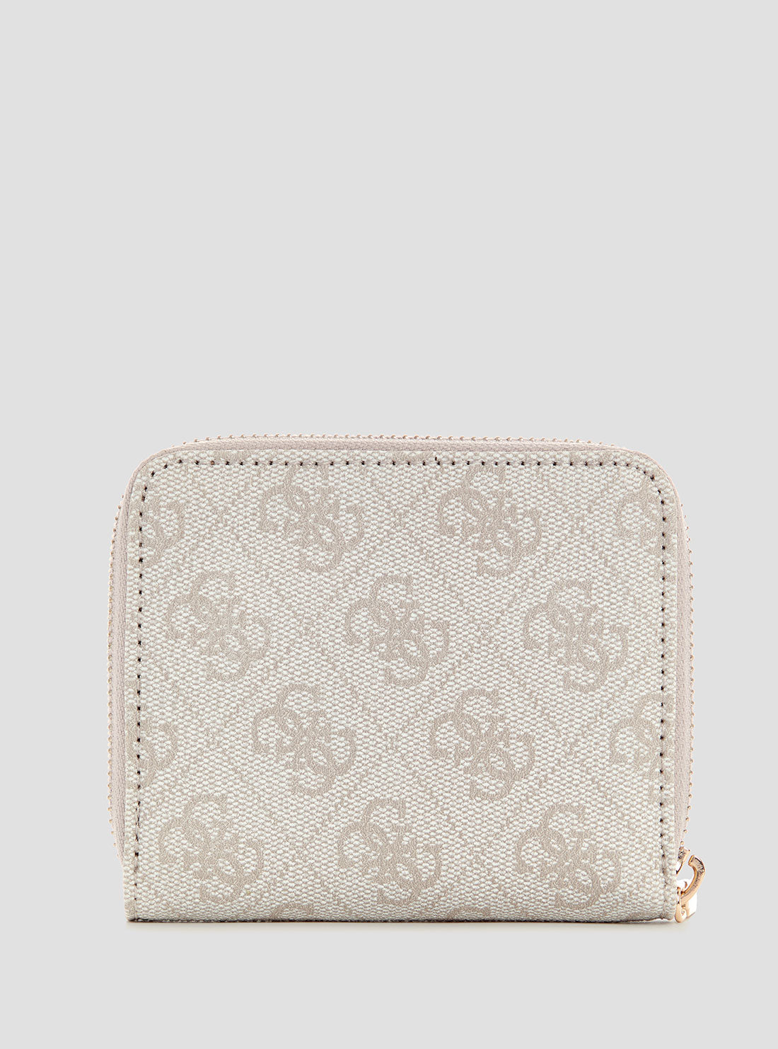 White Logo Laurel Small Wallet