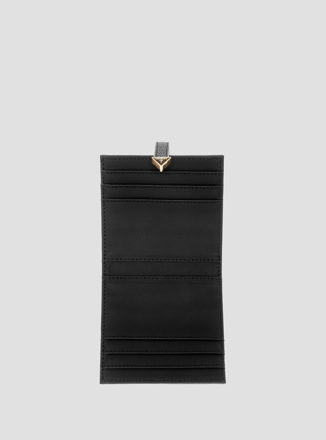 Black Logo Laurel Tab Card Case