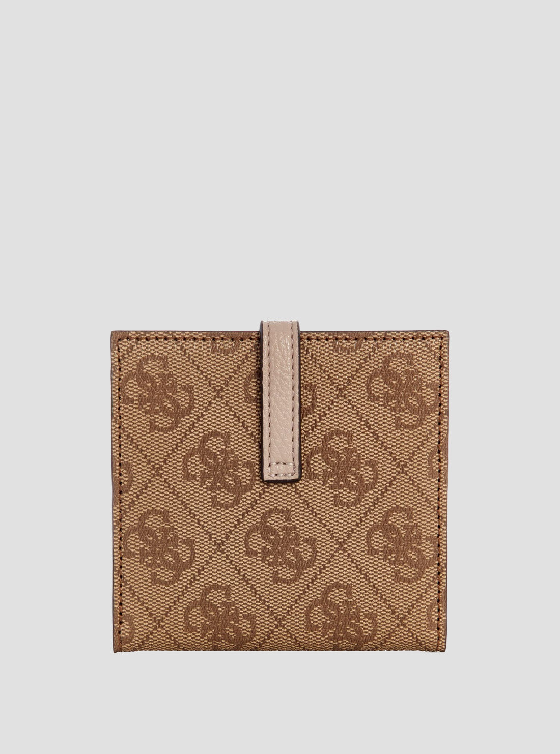 GUESS Women's Latte Brown Laurel Tab Card Case SG8500152 Back View