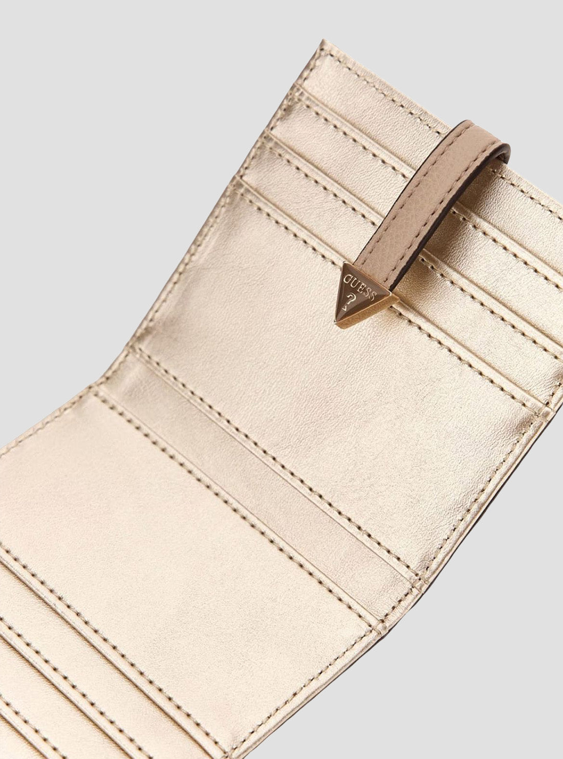 GUESS Women's Latte Brown Laurel Tab Card Case SG8500152 Internal View