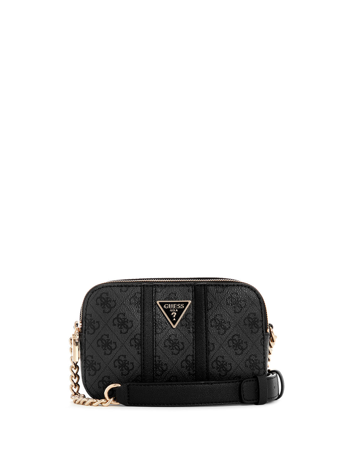 Black Logo Noreen Camera Crossbody Bag - GUESS