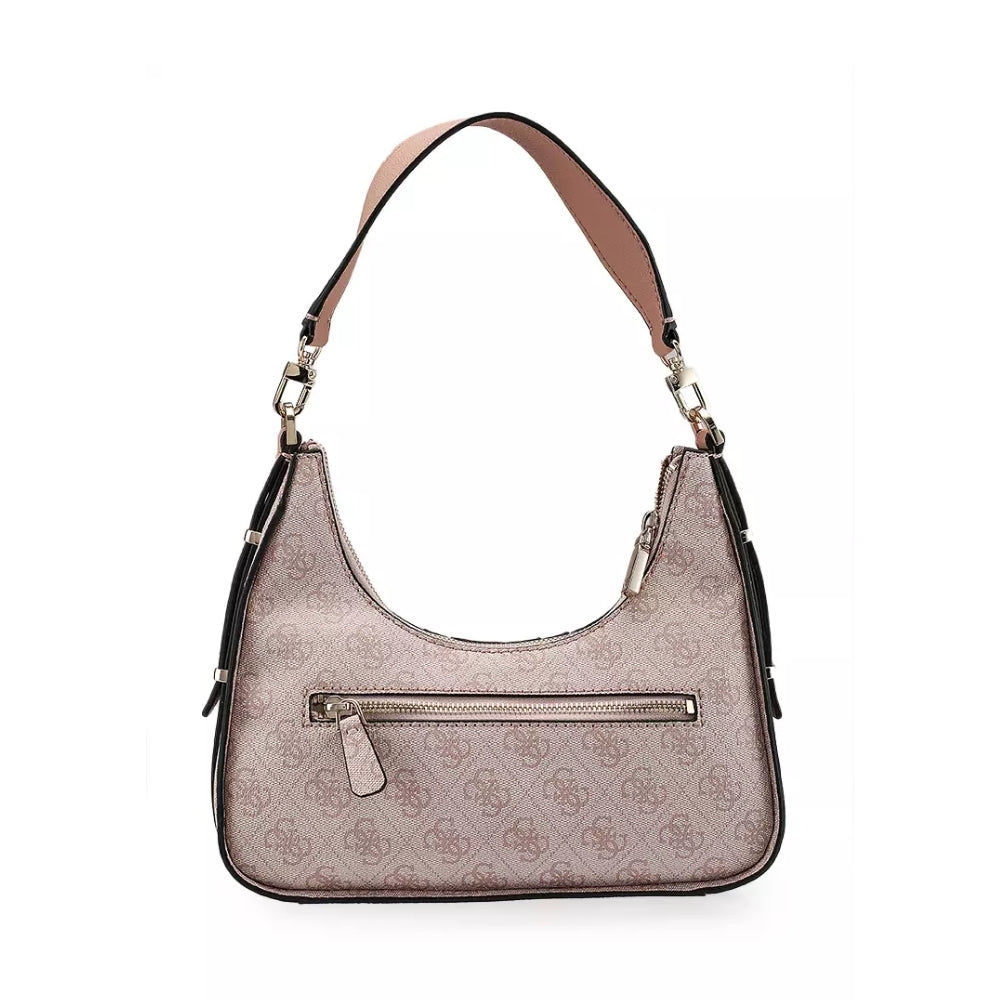 Pink Noreen Top Zip Shoulder Bag