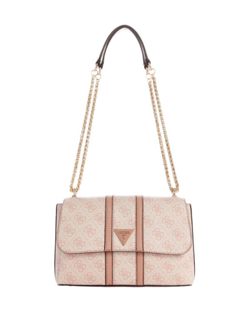 Pink Noreen Convertible Crossbody Flap Bag