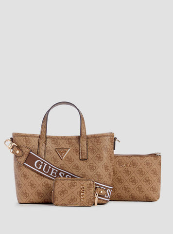 Women's Beige Latona Mini Tote Bag full view