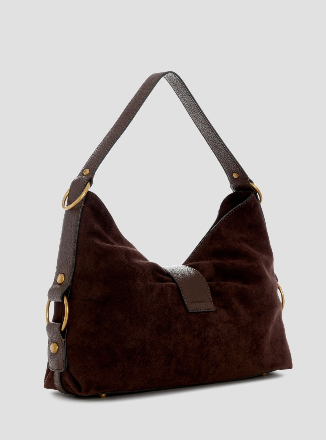 GUESS Womens Espresso Camden Shoulder Bag SG930818 Back View