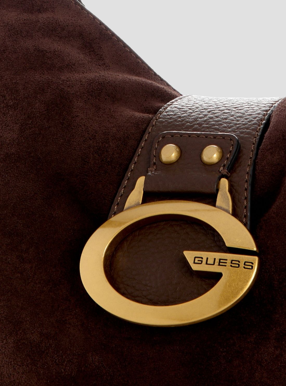 GUESS Womens Espresso Camden Shoulder Bag SG930818 Detail View